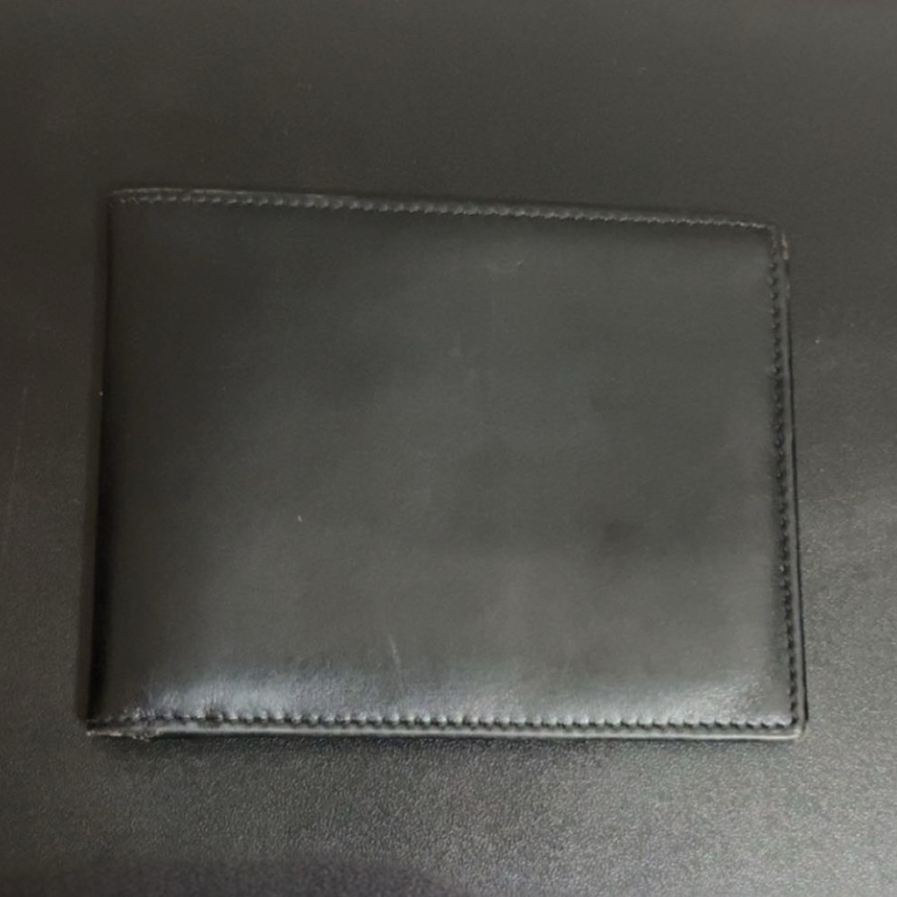 Celine Black Leather Card Holder